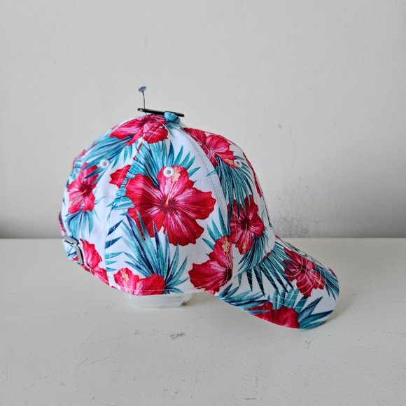 Cleveland Cavaliers Hat Cap Strap Back Tropical Floral 47 Clean Up NBA Womens - Picture 7 of 12